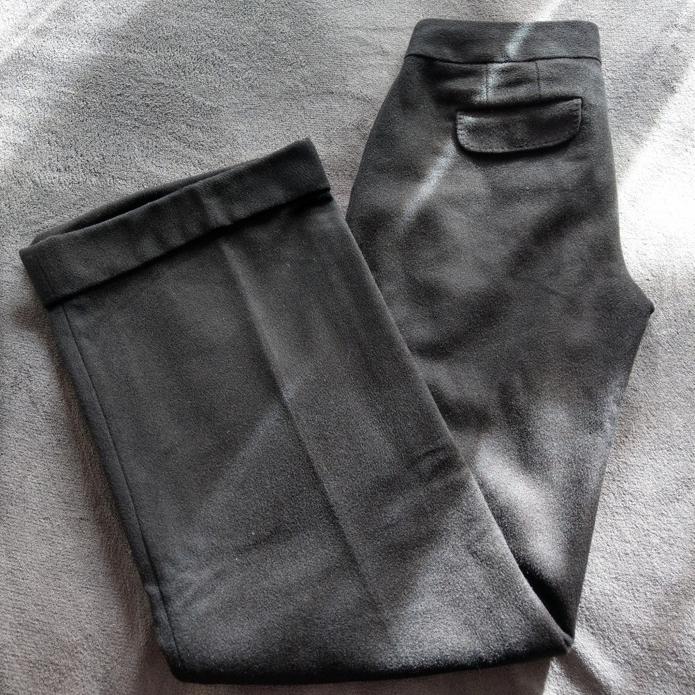 JCrew Women's Black Wool Trousers SZ 2